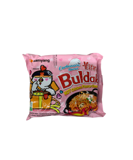 Samyang Buldak Carbonara Hot Chicken Flavour Ramen  – ဘူလ်ဒတ် ကြက်သားအစပ် ခေါက်ဆွဲ 130g