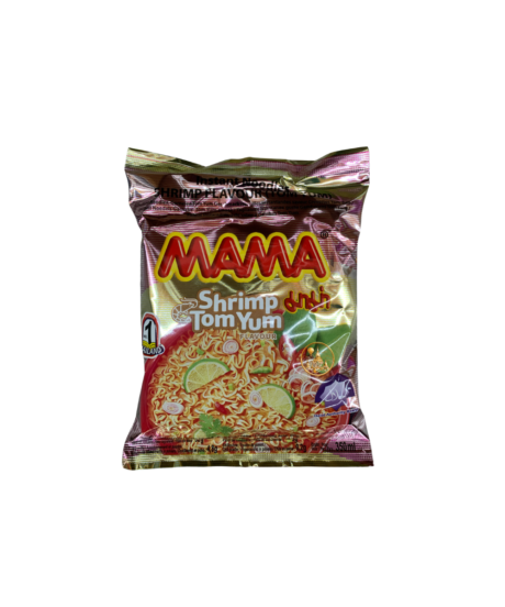 MAMA Shrimp Tom Yum Instant Noodles  – တုံယမ်းပုစွန် အရသာ အသင့်စားခေါက်ဆွဲ 55g