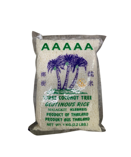 Three Coconut Tree Glutinous Rice – ကောက်ညှင်းဆန် 1kg