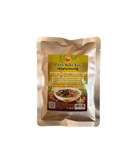 Pann Kha Yay Soap Acacia Leaves & Pennywort Soup Mix – ပန်းခရေ ကင်ပွန်းရွက် ပုတက်စာ ဟင်းချို 40g